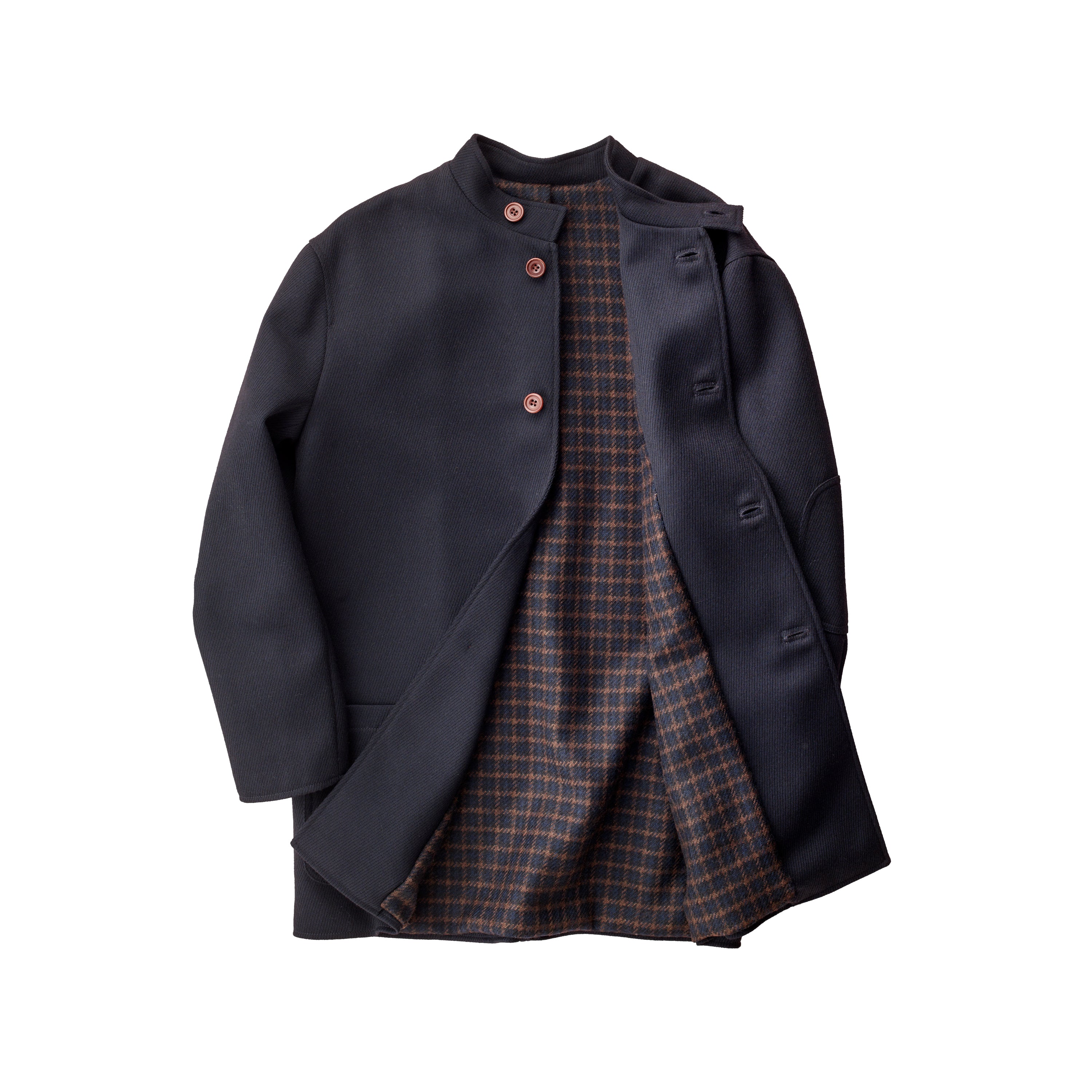 The Early Twill Coat with Tweed Lining