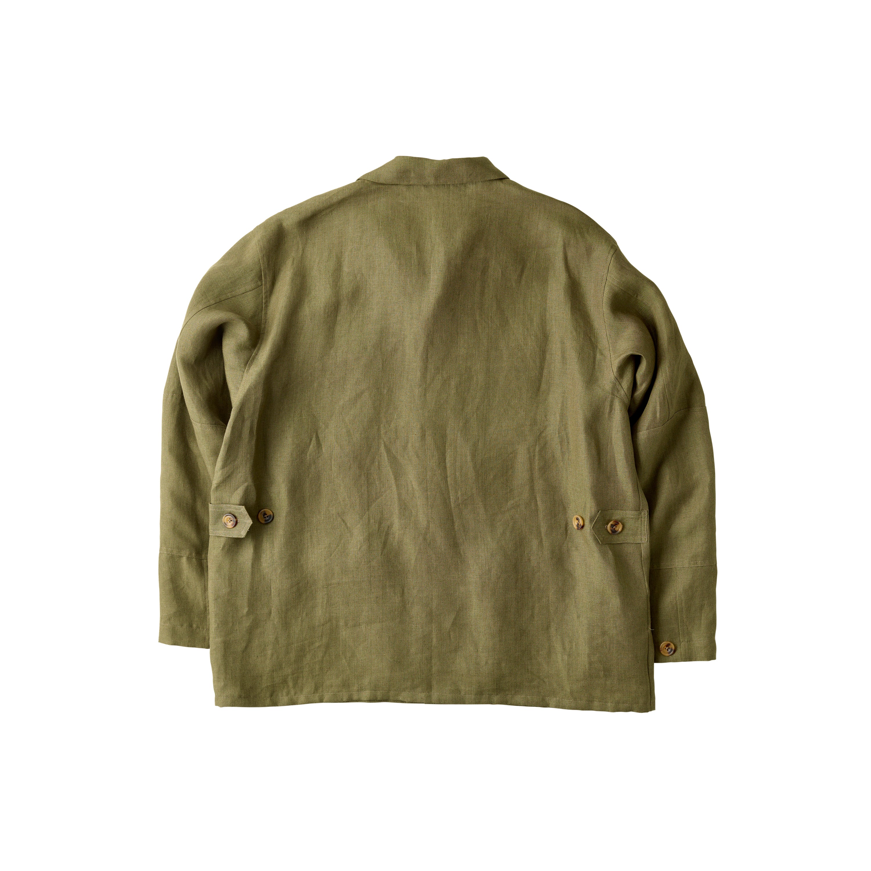 FK001-Fox Linen Green Jacket