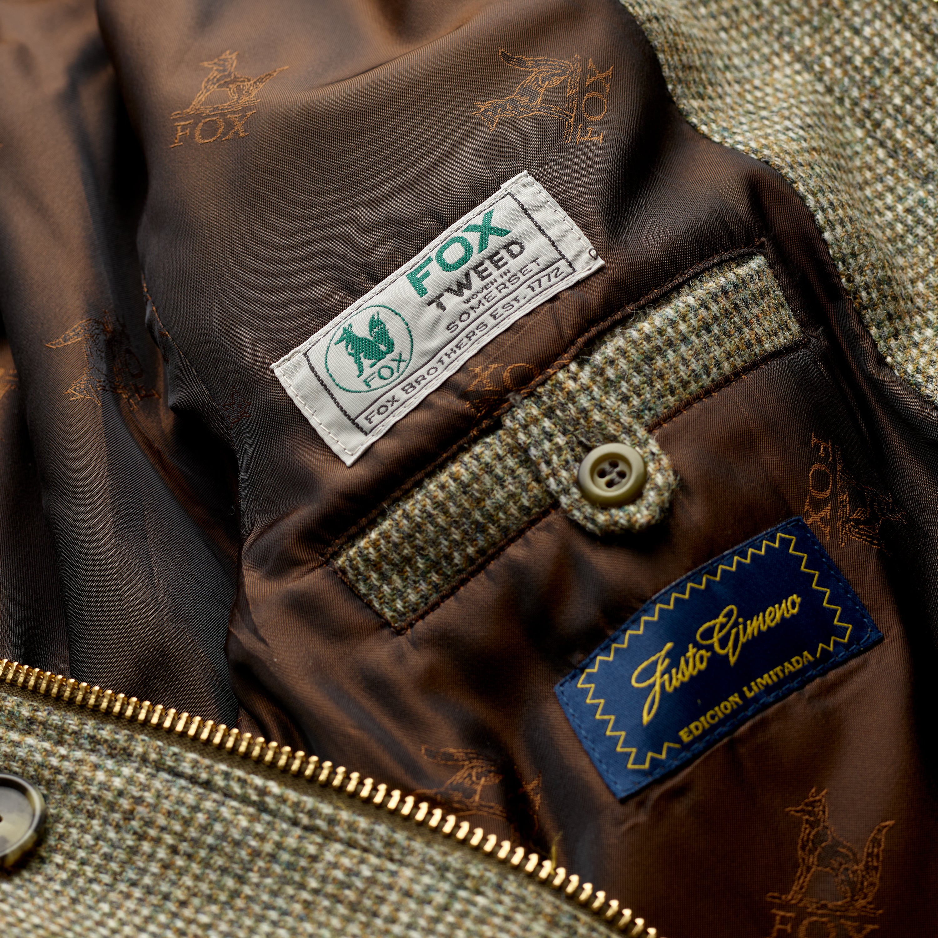 The Fox Chatsworth Jacket in Sage Green