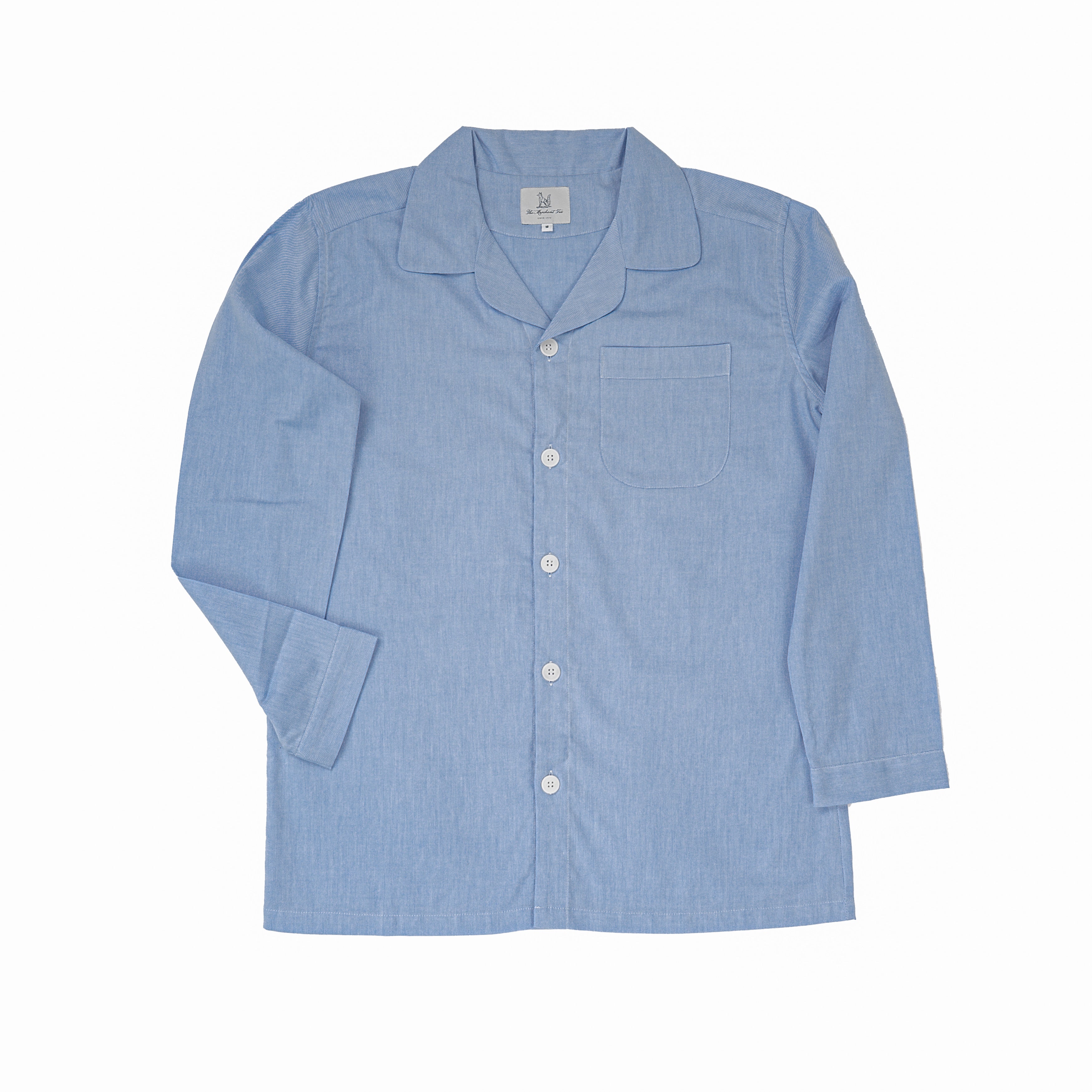 The Merchant Fox Pyjamas in Mid-Blue