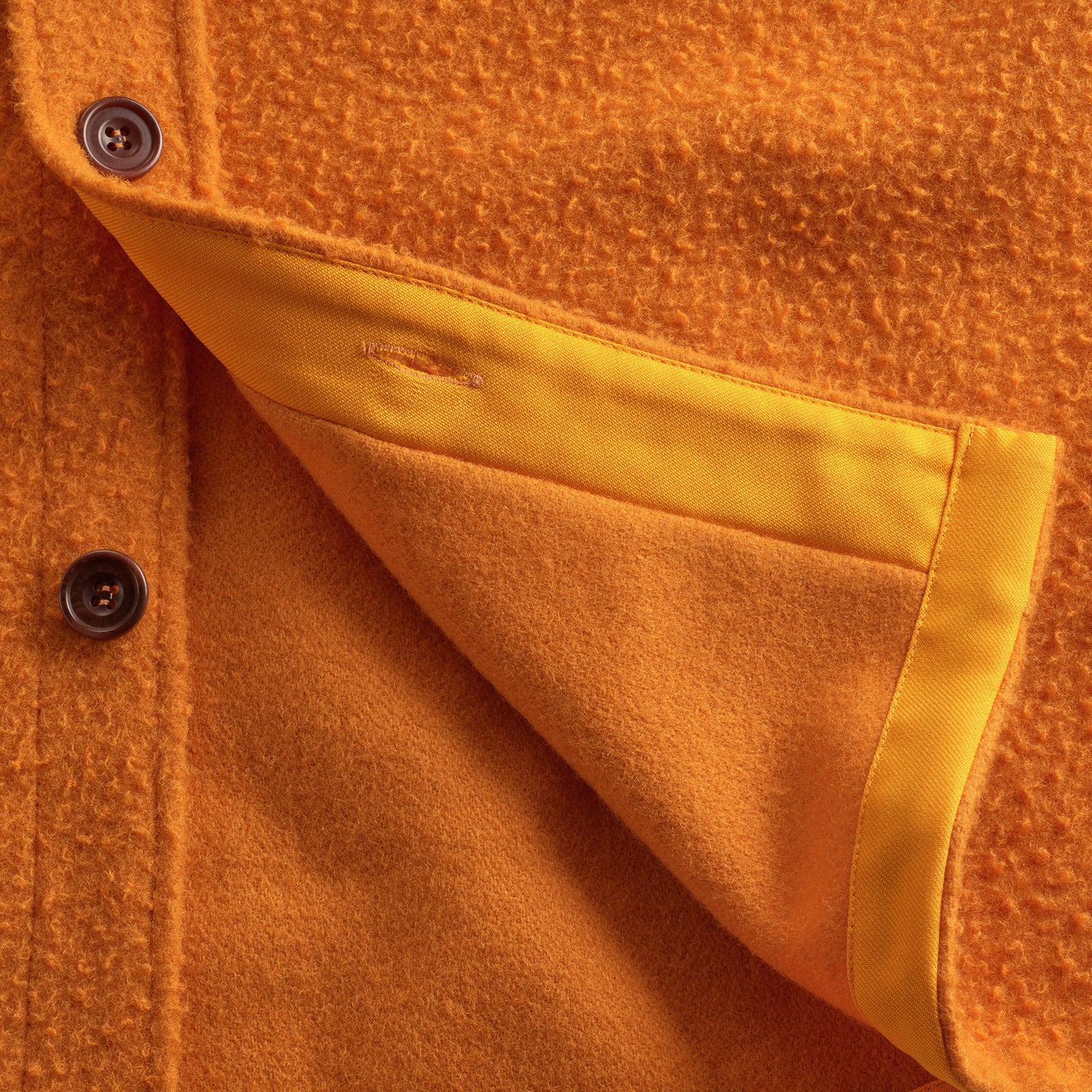 Sienna Gold Casentino Wool Overshirt