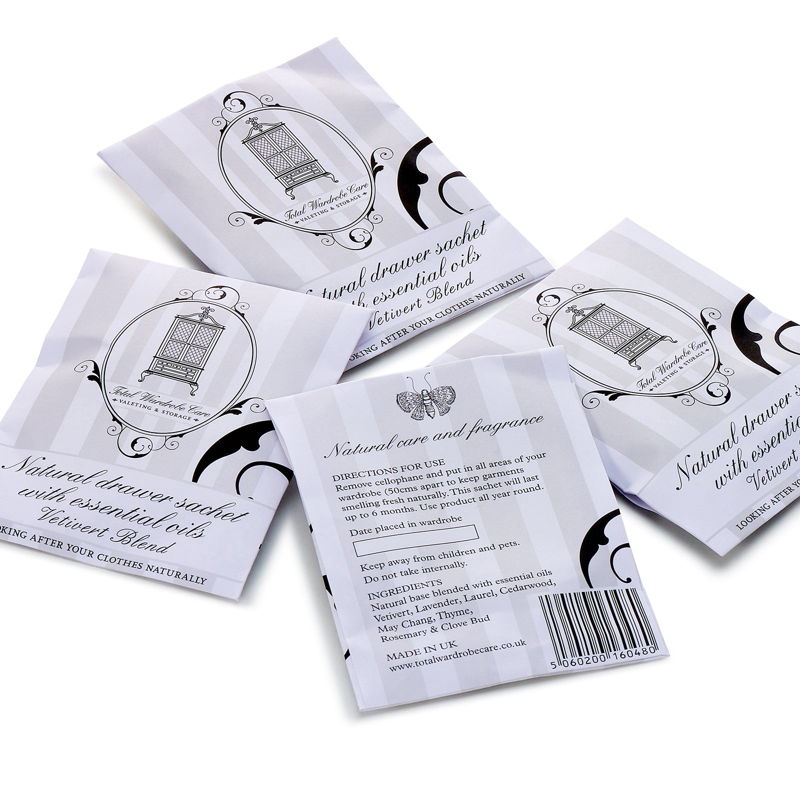 Total Wardrobe Care Anti-Moth Drawer Sachets