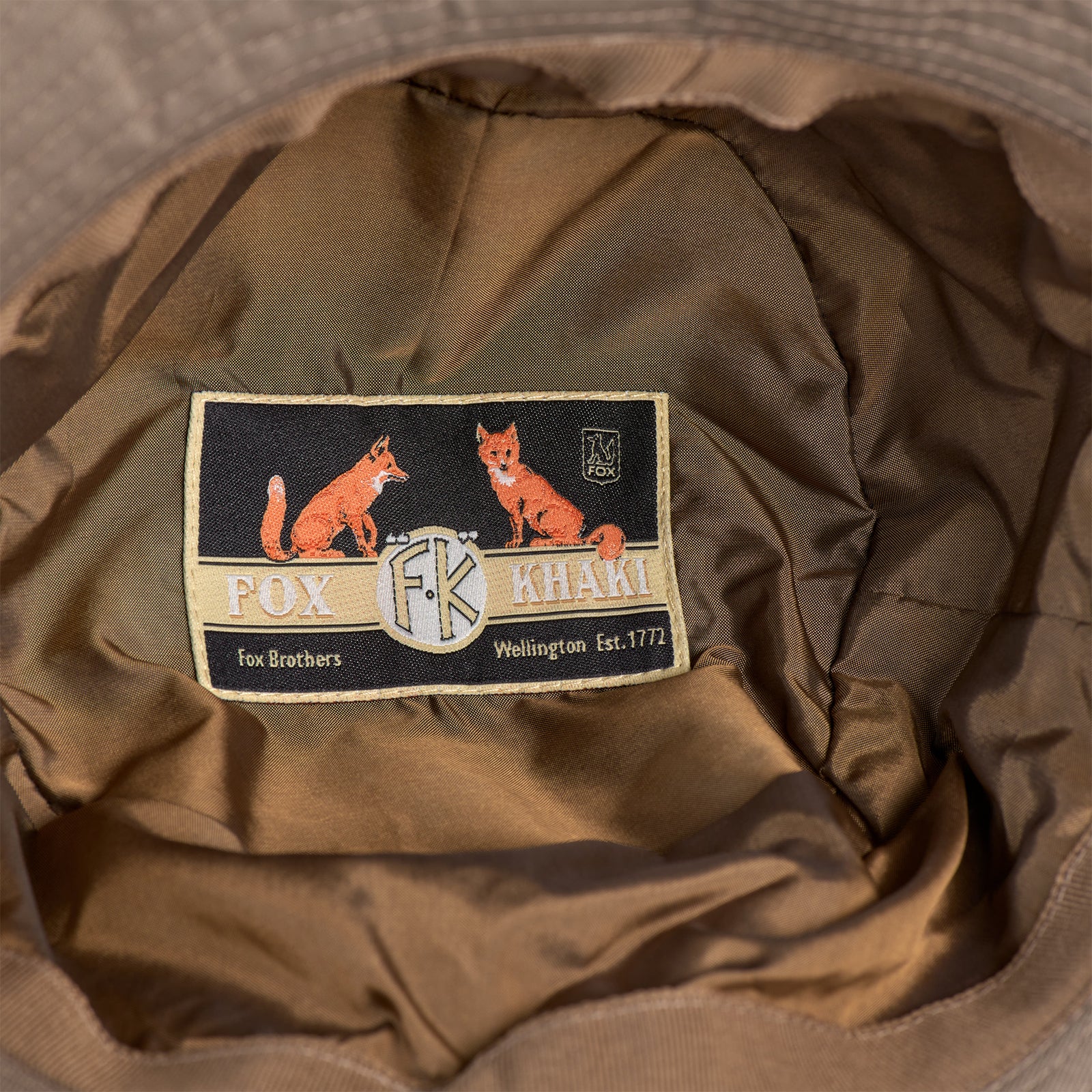 Fox Khaki Bucket Hat in Ash