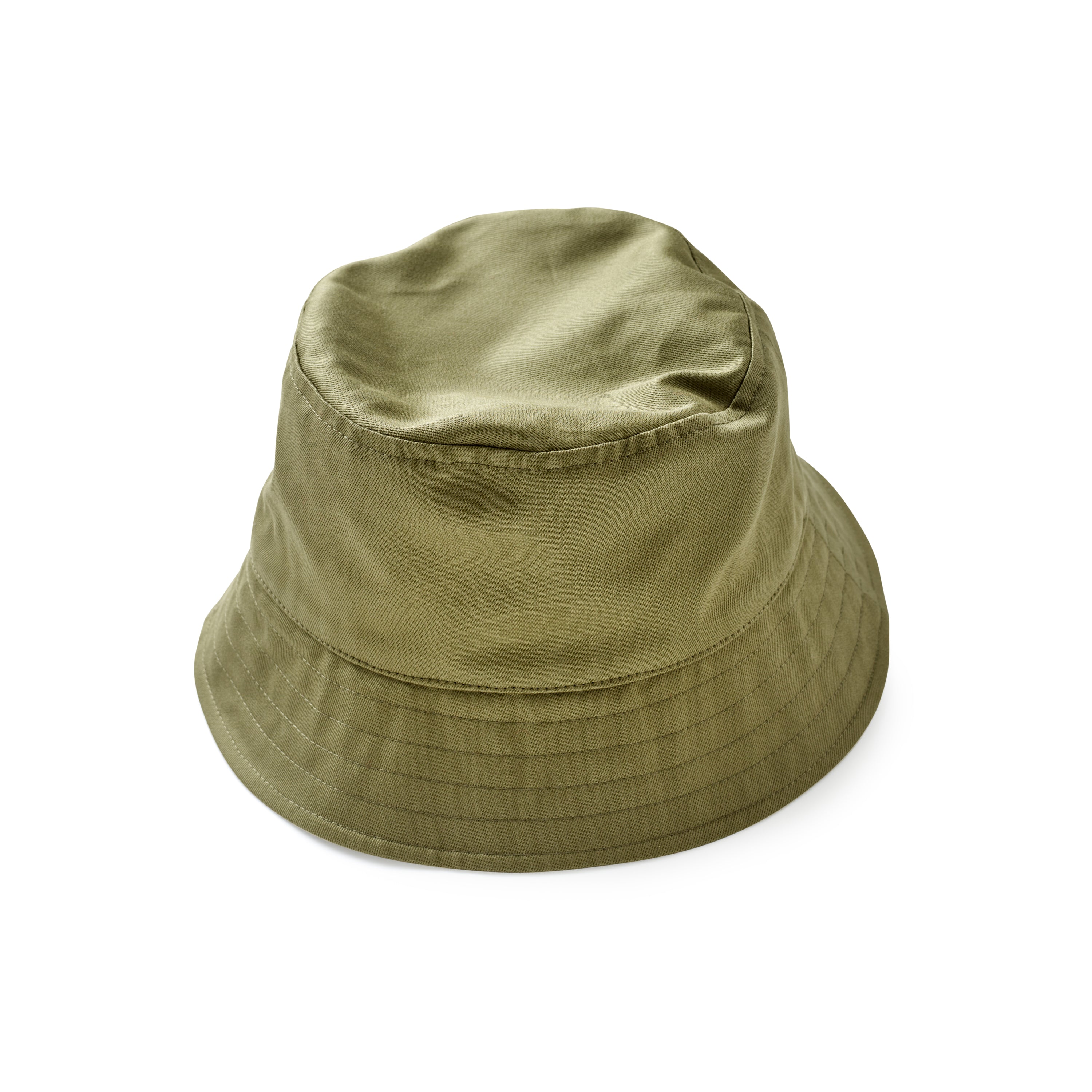 Fox Khaki Bucket Hat in Olive Green S