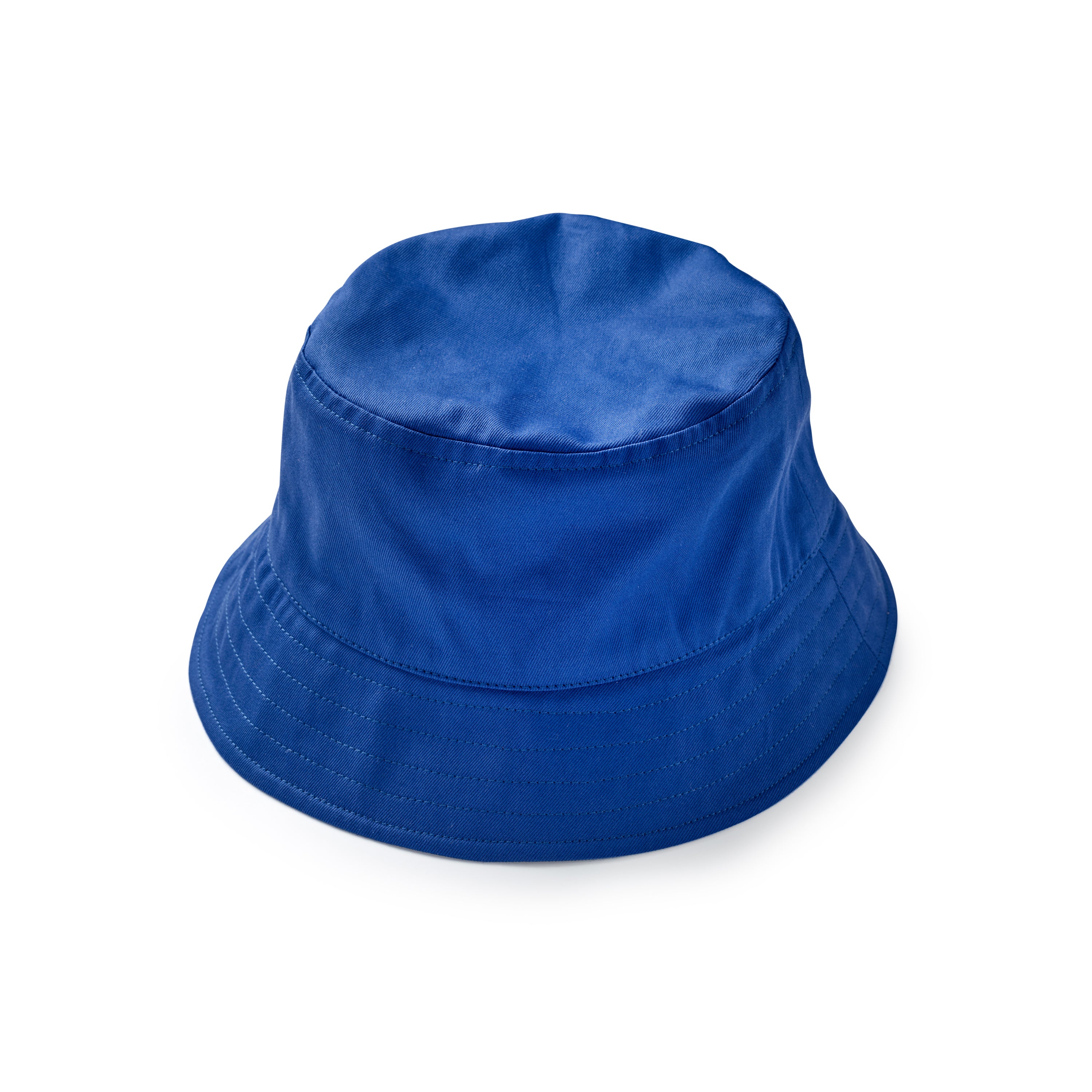 Fox Khaki Bucket Hat in Cobalt Blue