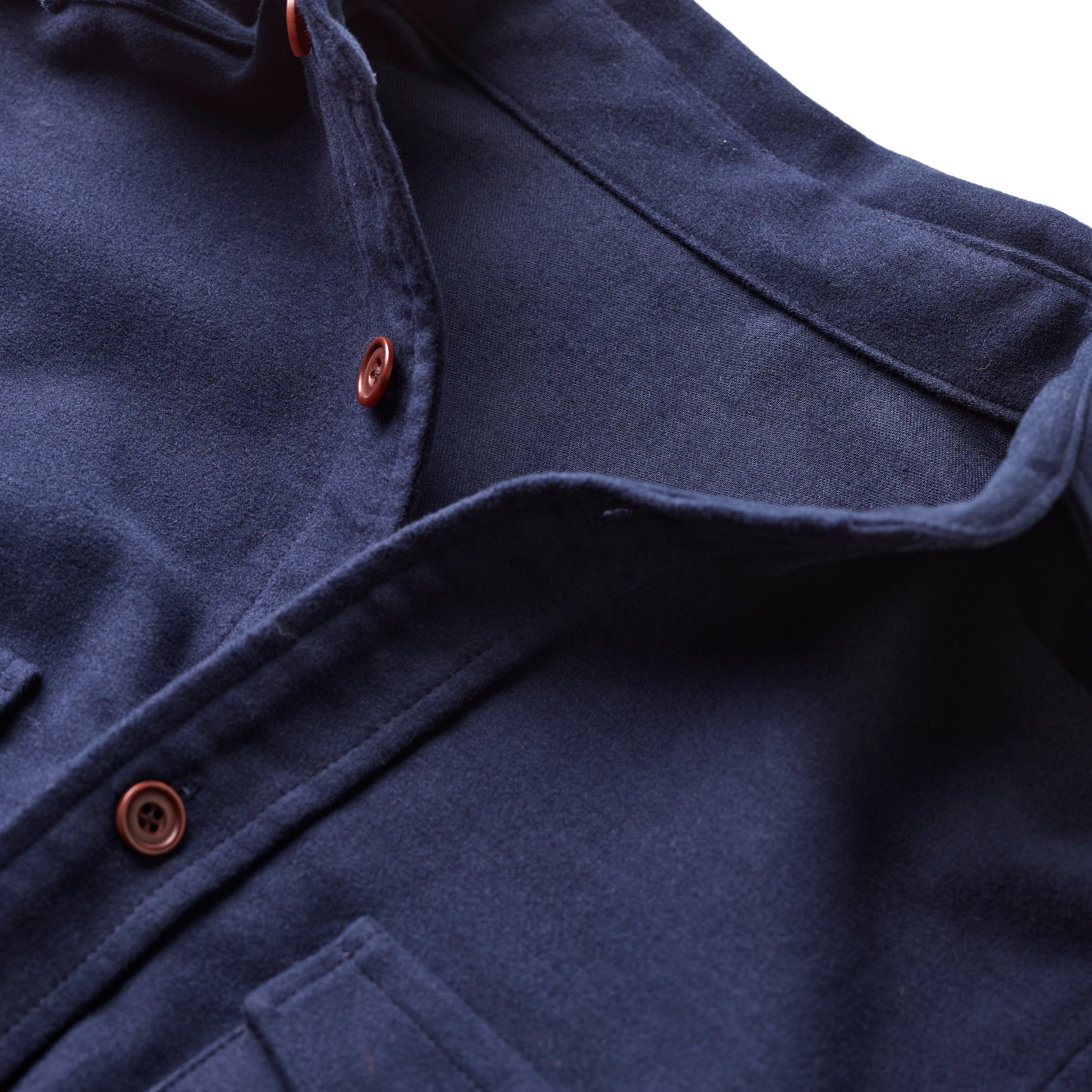 Navy Moleskin Shirt